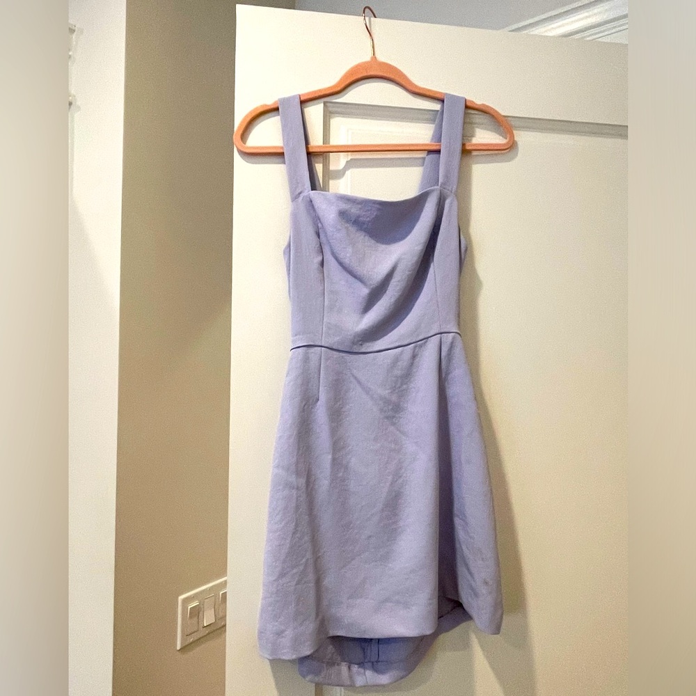 Aritzia - Wilfred. Lilac tie dress. mini dress